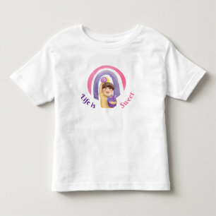 Camiseta De Bebé Dulces Arcoíris para Niños