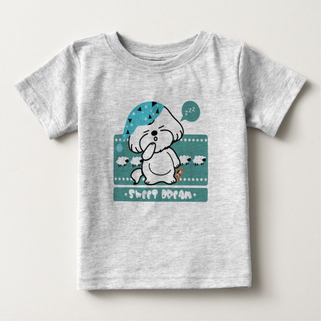 Camiseta De Bebé Dulces sueños (Anverso)