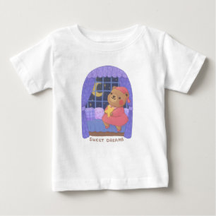 Camiseta De Bebé Dulces Sueños: Ilustración de Oso de Peluche