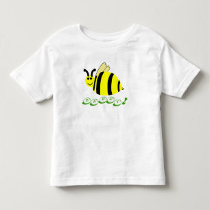 Camiseta De Bebé Dulces trozos de abeja bumble sonriente feliz