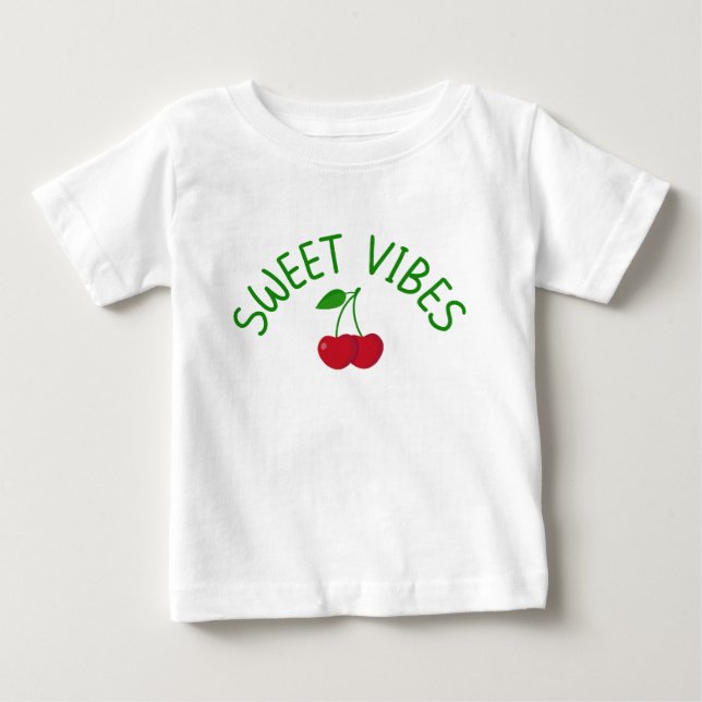 Camiseta De Bebé Dulces Vibraciones (Anverso)