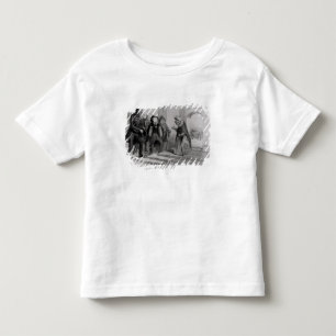 Camiseta De Bebé Dumas, Hugo y Balzac buscando su admisión