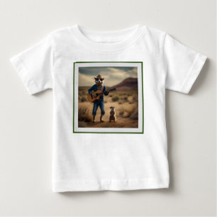 Camiseta De Bebé Dúo de suricata: rasgueando juntos en armonía,