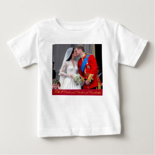 Camiseta De Bebé Duque y duquesa del Boda Real de Cambridge