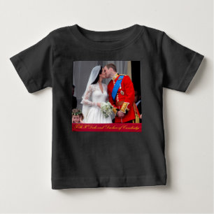 Camiseta De Bebé Duque y duquesa del Boda Real de Cambridge