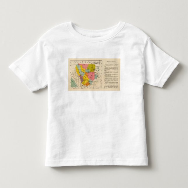 Camiseta De Bebé Durango, México (Anverso)