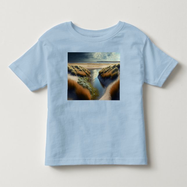 Camiseta De Bebé Dutch Coastal Dunes (Anverso)