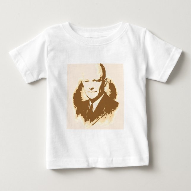 Camiseta De Bebé Dwight D Eisenhower (Anverso)
