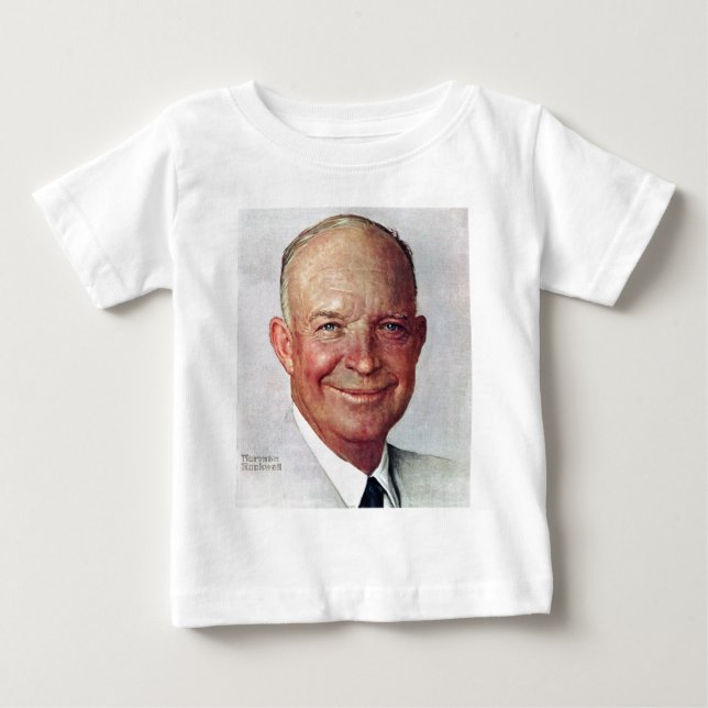 Camiseta De Bebé Dwight D. Eisenhower (Anverso)
