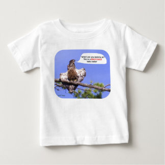 Camiseta De Bebé Eagle calvo joven enojado