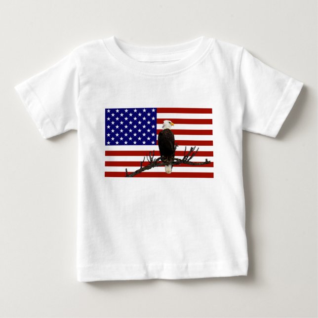 Camiseta De Bebé Eagle Calvo Vigilante (Anverso)