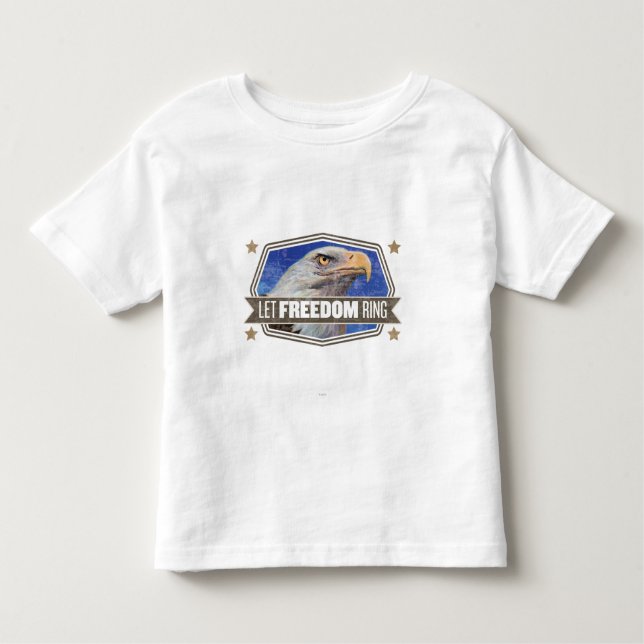 Camiseta De Bebé Eagle-Deje el anillo de la libertad (Anverso)