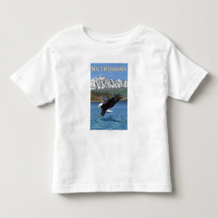 Camiseta De Bebé Eagle DivingSouth Dakota