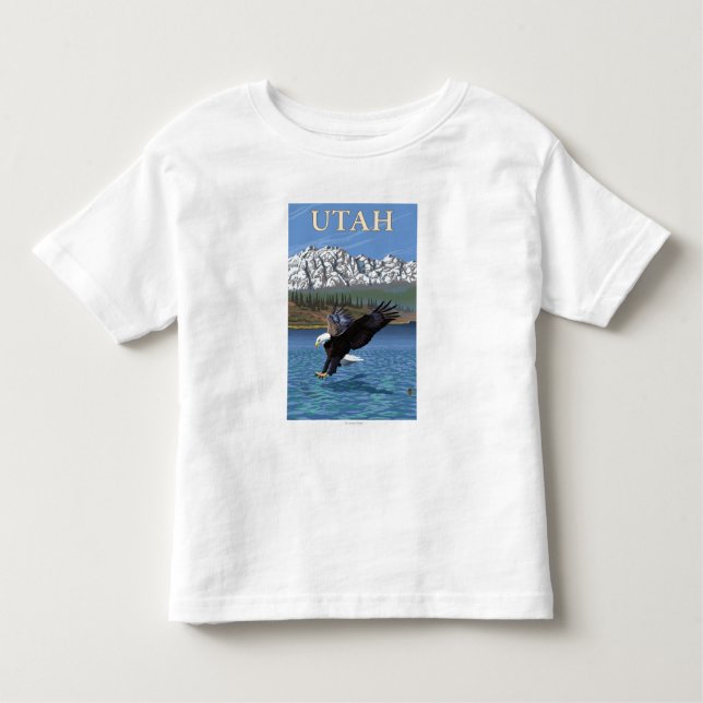 Camiseta De Bebé Eagle DivingUtah (Anverso)