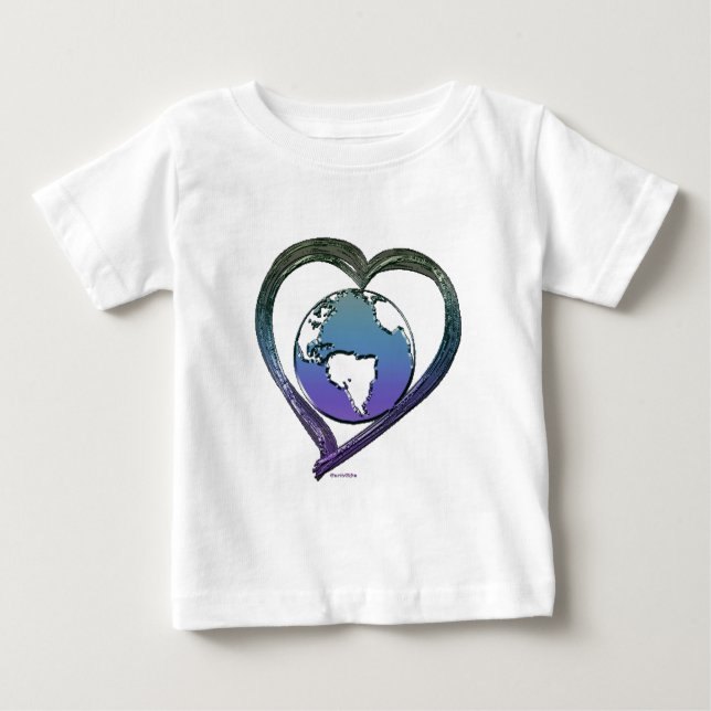 Camiseta De Bebé EARTH LOVER Series (Anverso)
