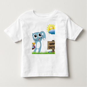 Camiseta De Bebé Easter Bunny desea una feliz Pascua