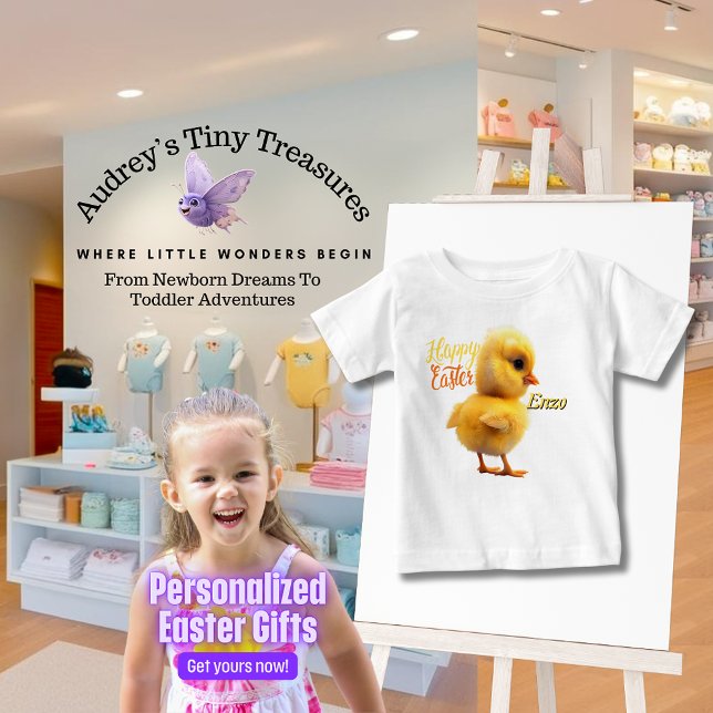 Camiseta de bebé Easter Chic personalizada (Subido por el creador)