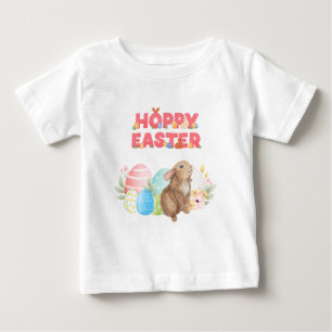 Camiseta De Bebé Easter Group Eggs Hoppy Easter Day