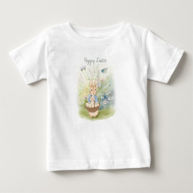 Camiseta De Bebé Easter Peter Rabbit Baby T-Shirt (Anverso)