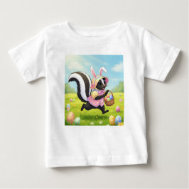 Camiseta De Bebé Easter Skunk