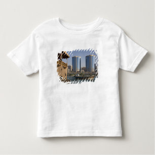 Camiseta De Bebé EAU, Dubai, Dubai Creek. Canal de cruceros Dhow