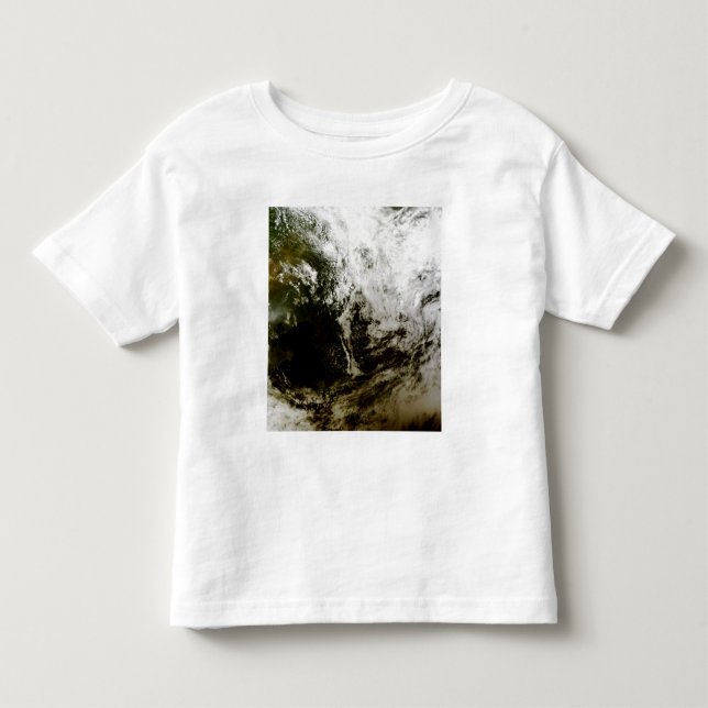Camiseta De Bebé Eclipse solar sobre el sudeste de Asia (Anverso)