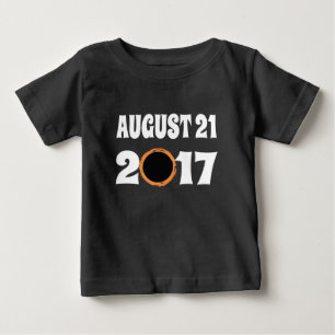 Camiseta De Bebé Eclipse solar total 21 de agosto de 2017