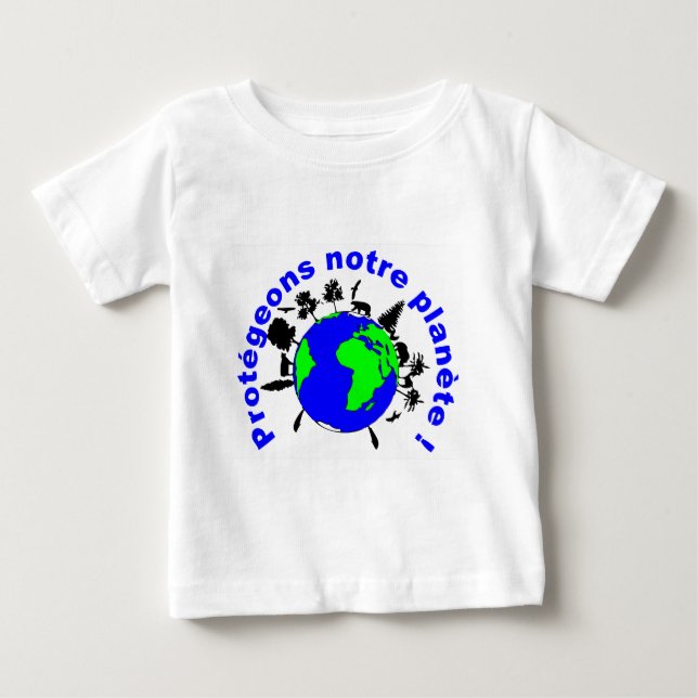Camiseta De Bebé Ecología (Anverso)