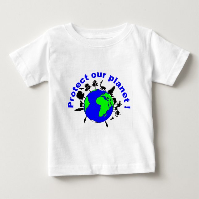 Camiseta De Bebé Ecology (Anverso)