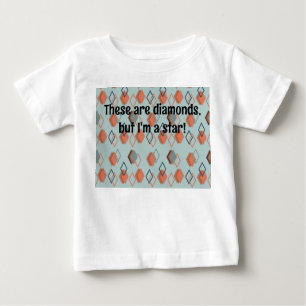 Camiseta De Bebé Ecos de diamantes