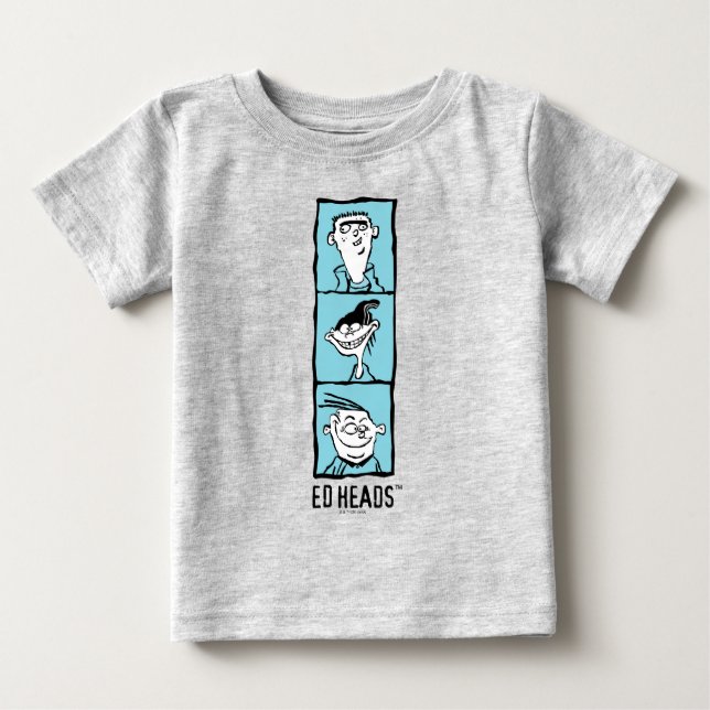 Camiseta De Bebé Ed, Edd, n Eddy - Ed Heads (Anverso)