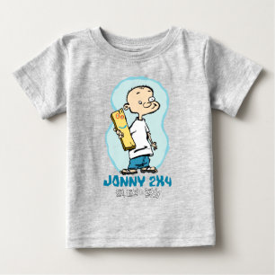 Camiseta De Bebé Ed, Edd, n' Eddy Jonny 2x4 y Plank