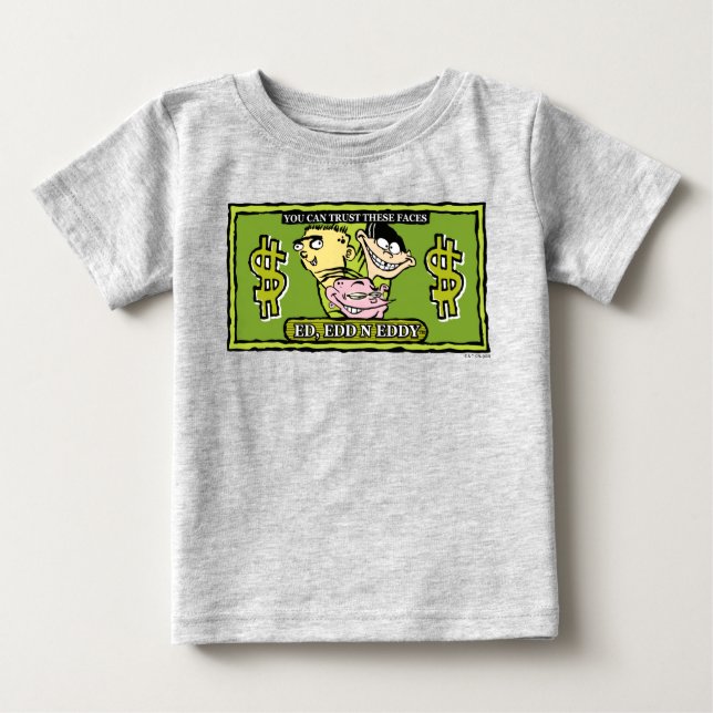 Camiseta De Bebé Ed, Edd, y Eddy Dollar Bill (Anverso)