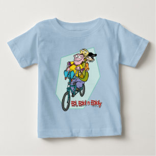 Camiseta De Bebé Ed, Edd, y Eddy en una bicicleta