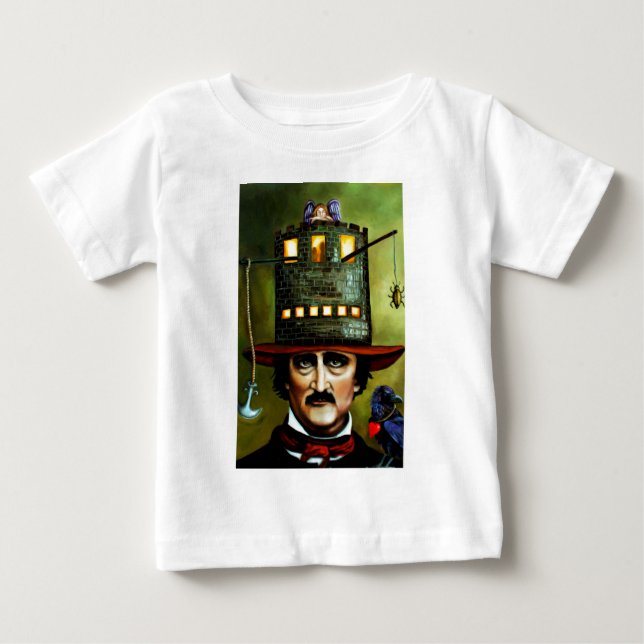 Camiseta De Bebé Edgar Allan Poe (Anverso)