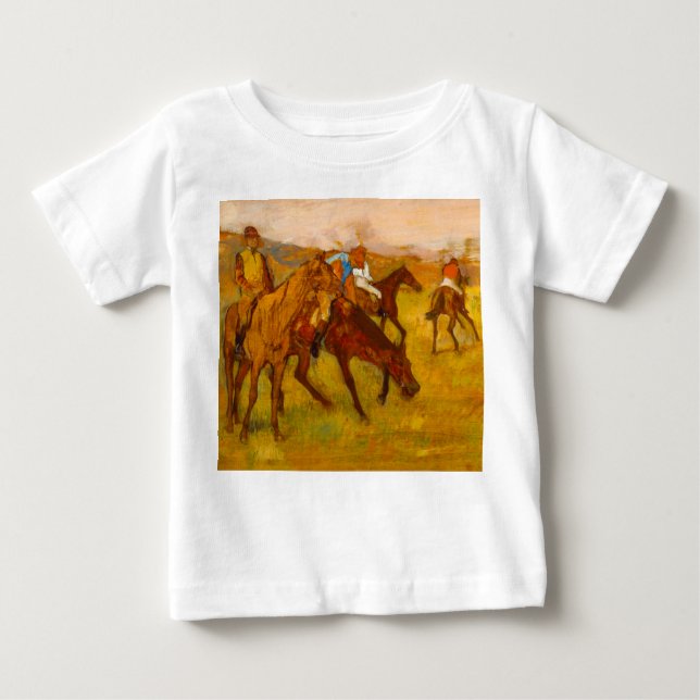 Camiseta De Bebé Edgar Degas antes de la carrera (Anverso)