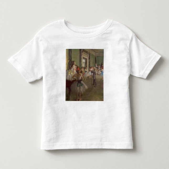 Camiseta De Bebé Edgar Degas| Clase Dancing, c.1873-76 (Anverso)