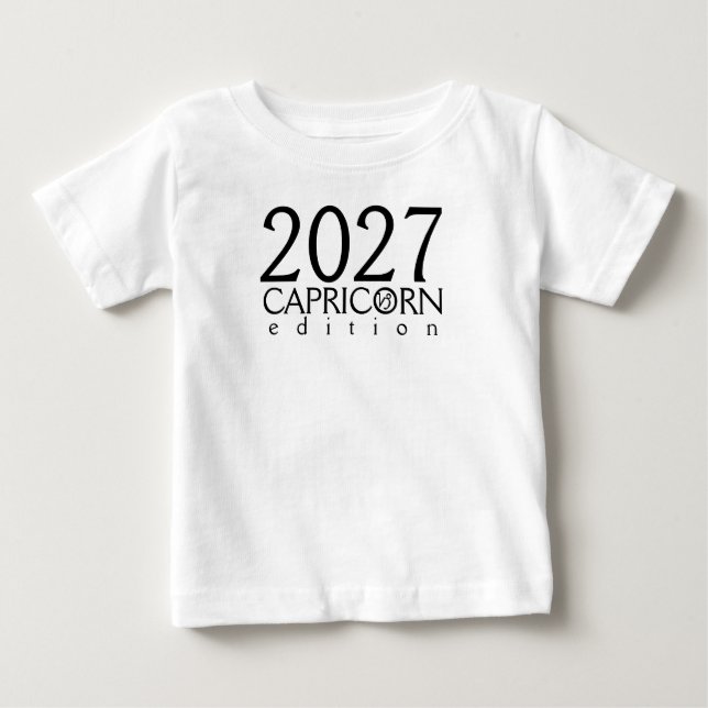Camiseta de bebé edición Capricornio 2027 (Anverso)