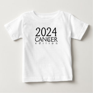 Camiseta De Bebé Edición de cáncer 2024 con el símbolo Baby T-Shirt