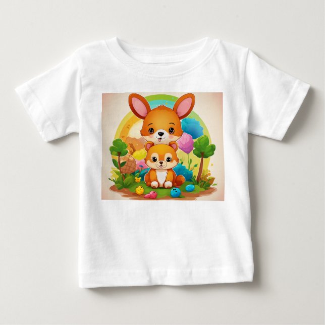 camiseta de bebé: Edición de Nature Buddies (Anverso)