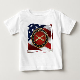 Camiseta De Bebé Edición Especial Insignia de la Rama de Artillería