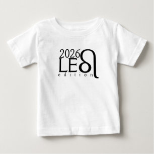 Camiseta De Bebé Edición Leo 2026 con símbolo Baby T-Shirt