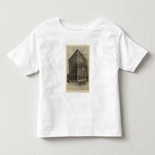 Camiseta De Bebé Edificio de Corbett, Portland, Oregon (Anverso)