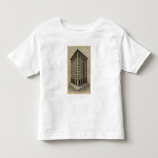 Camiseta De Bebé Edificio de Wellsfargo, Portland, Oregon
