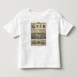 Camiseta De Bebé Edificios de Osage, granjas, residencias