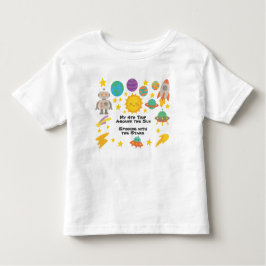 Camiseta De Bebé Editable Crayon Style – Trip-Around-the-Sun