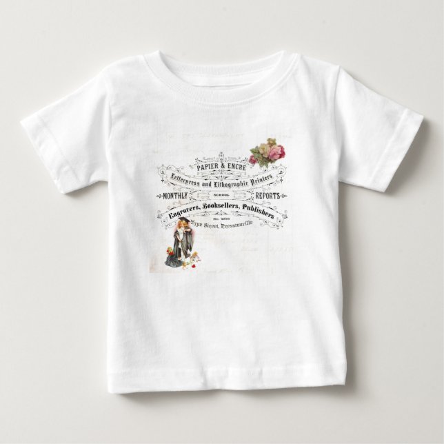 Camiseta De Bebé Editores de publicidad de estudiantes de secundari (Anverso)