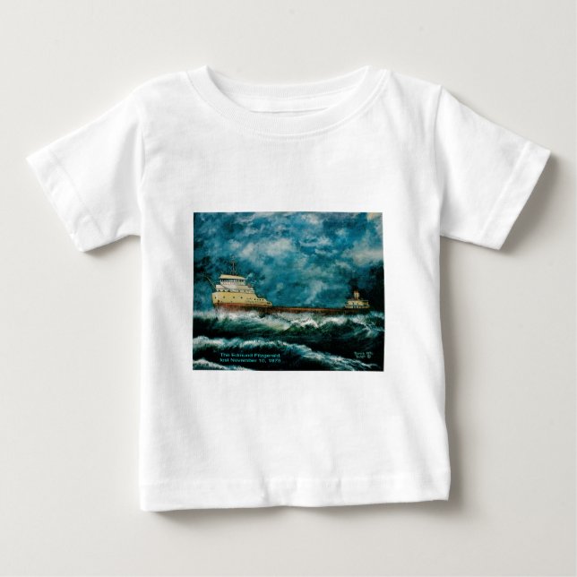 Camiseta De Bebé Edmund Fitsgerald 1996 con el texto (Anverso)