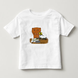 Camiseta De Bebé Educando a Oliver La Nutria - La Mariposa