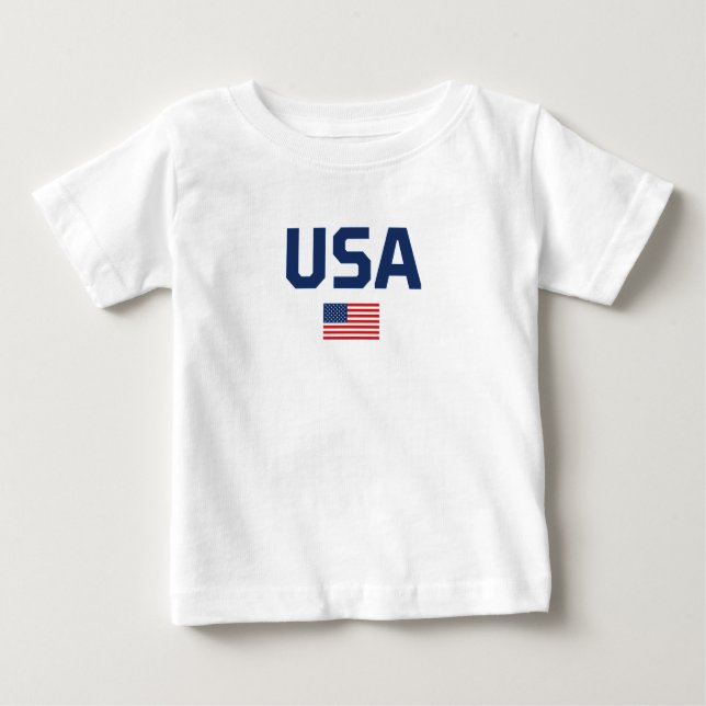 CAMISETA DE BEBÉ EE. UU. (Anverso)